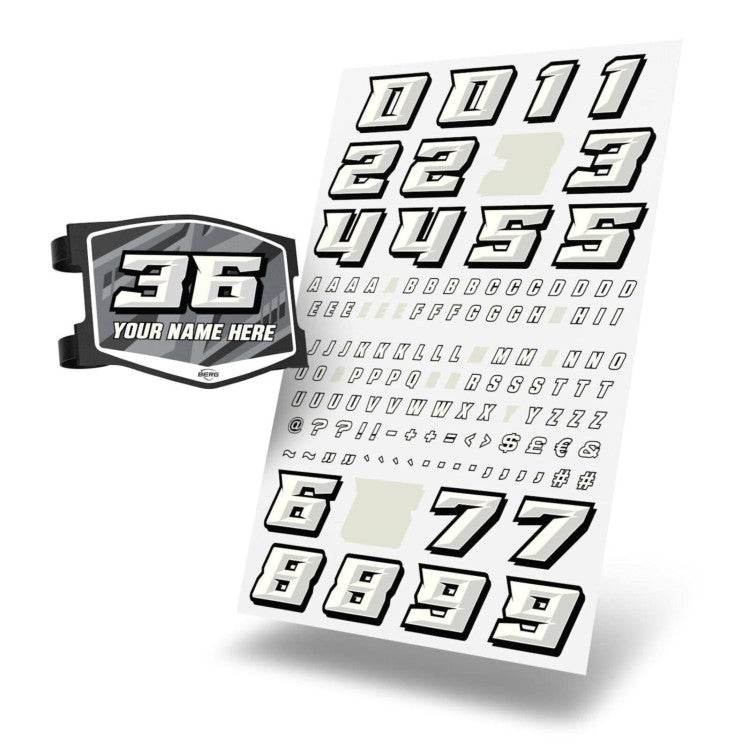 Kit De Matricula Para La Bici Berg Biky.