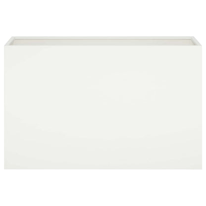 Macetero De Jardín 2 Uds. Blanco 80 X 40 X 50 Cm_3