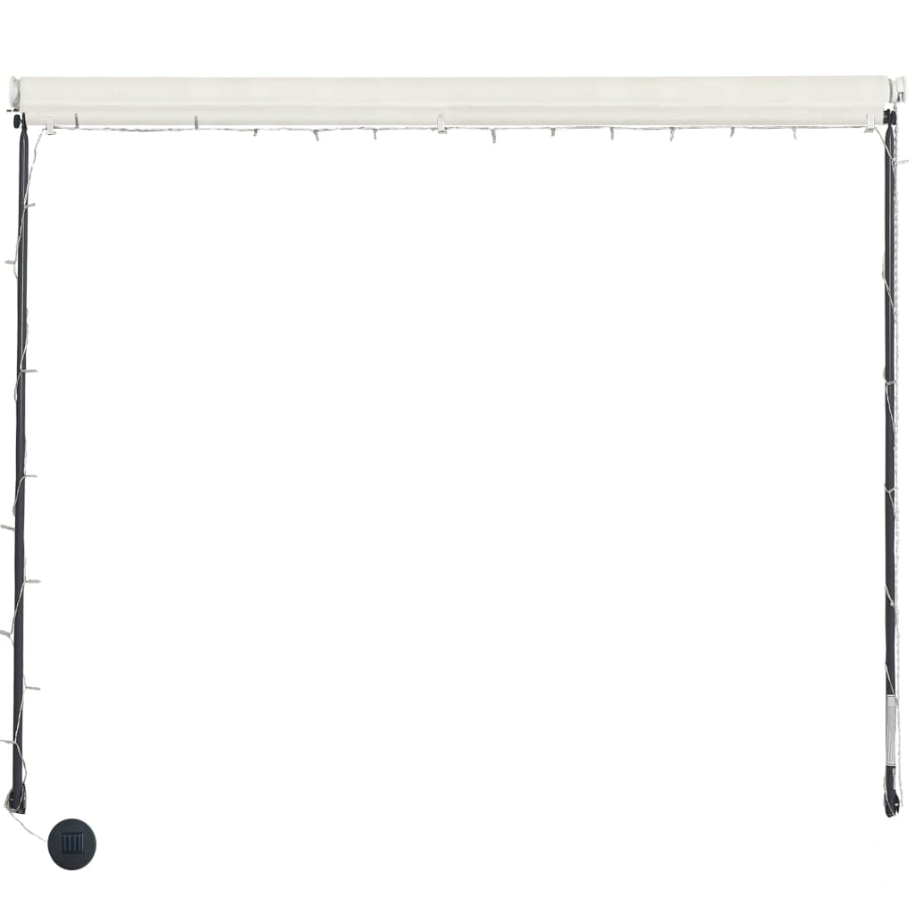 Toldo Retráctil Con Led Color Crema 300x150 Cm_4