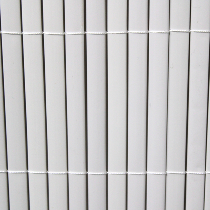 Cañizo Pvc Doble Cara| 1x3 M| Color Blanco| Lamas 11 Mm| Composición 100% Pvc| Bridas Sujeción Incluidas_3