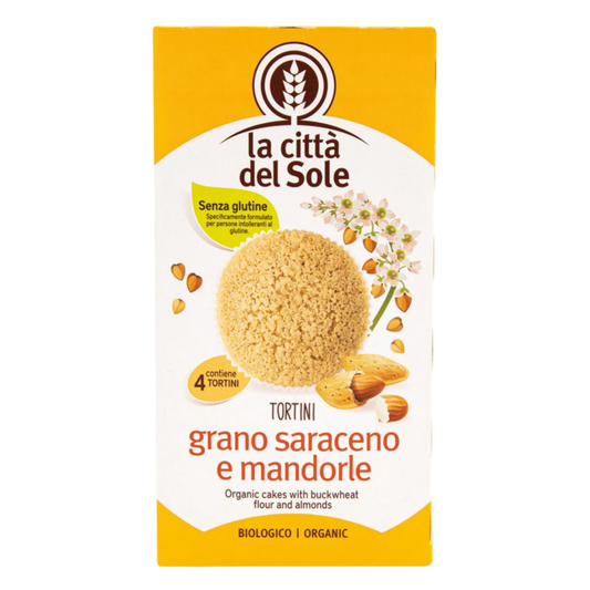 Bizcochos de Trigo Sarraceno y Almendras La Città del Sole 4 uds de 35g