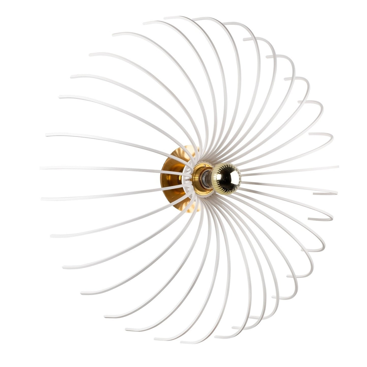 Aplique De Pared, Metal , Blanco, 16x16x56, Casquillo E 27 Max 40 W_4