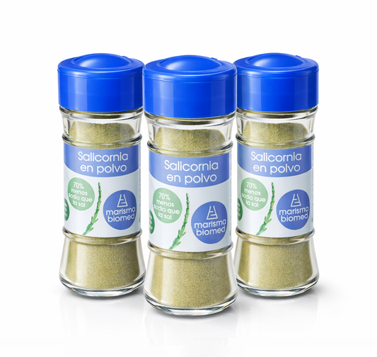 Pack Salero De Salicornia – Sal Verde 3 Unidades (28g)_0