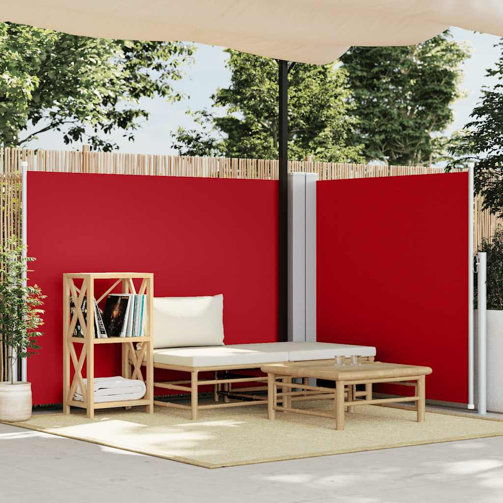 Vidaxl Toldo Lateral Retráctil Rojo 140x600 Cm_1