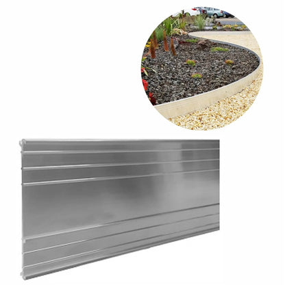 Borde De Césped De Aluminio Ultra Resistente Altura: 10-14-24 Cm, Longitud: 1- 30 M, Amplio: 14 Cm; Multitud: 30_0