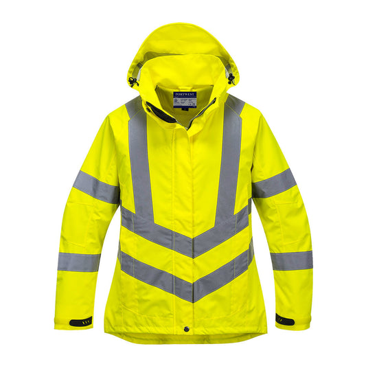 Chaqueta Impermeable Y Transpirable De Alta Visibilidad Para Mujer / Xxl / Amarillo_0