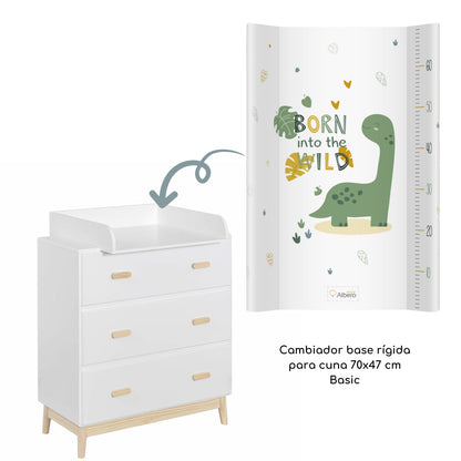 Cambiador Base Rígida Para Cuna 70x47 Bunny