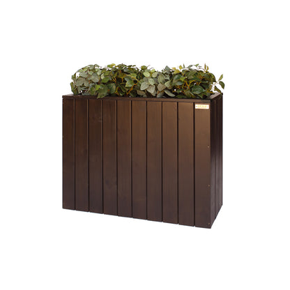 Jardinera Alta De Madera Autoportante 100x34,5x80 Cm Trendy Brown Hortalia_1