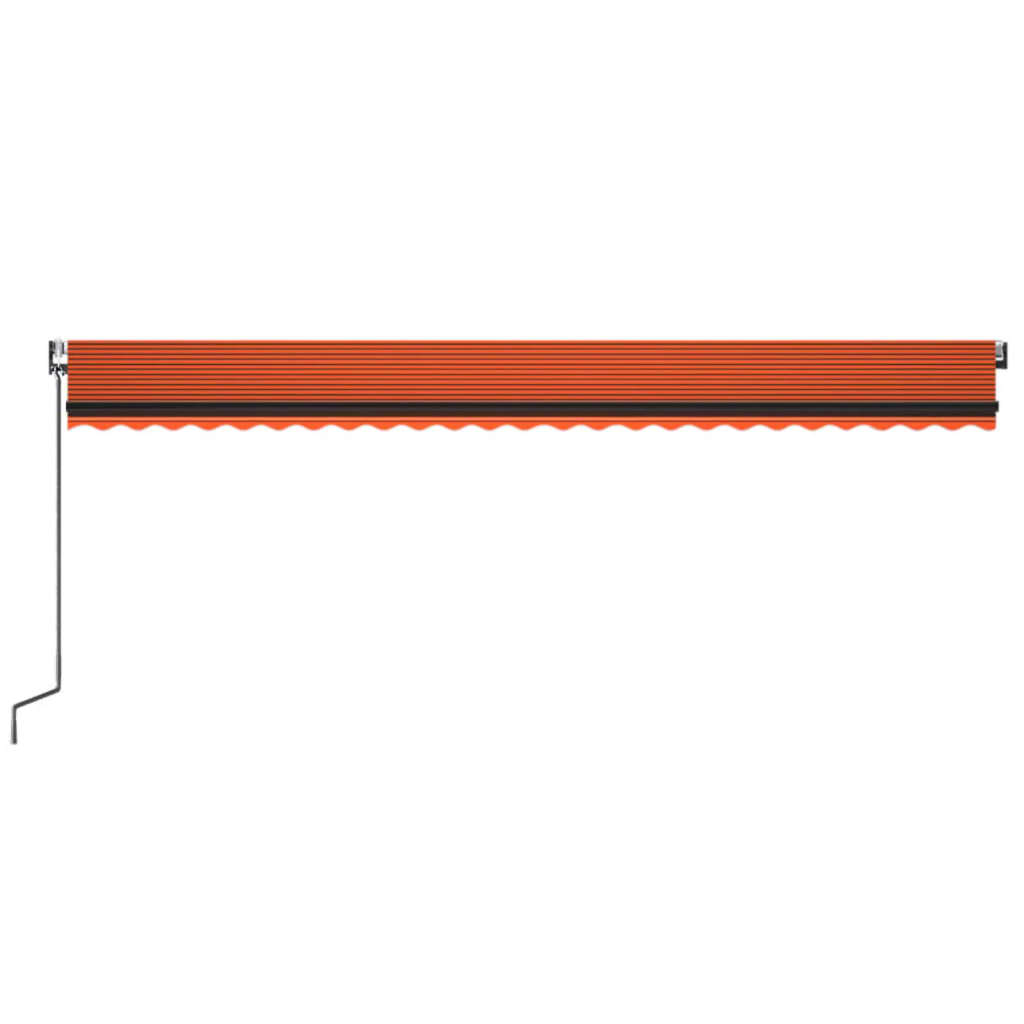 Toldo Automático Retráctil Naranja Y Marrón 600x300 Cm_3