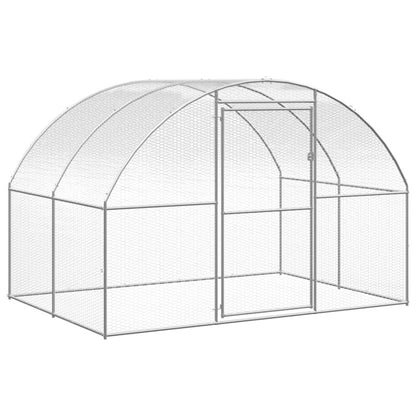 Vidaxl Gallinero De Exterior De Acero Galvanizado 3x8x2 M_5