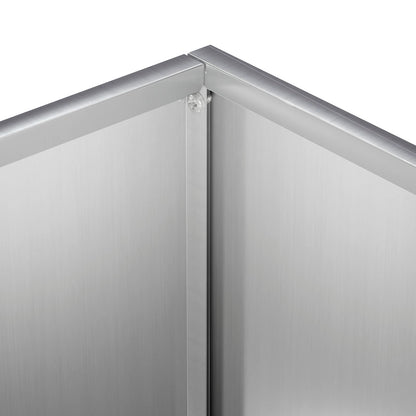 Macetero De Jardín Plateado 60 X 40 X 50 Cm Acero Galvanizado_4