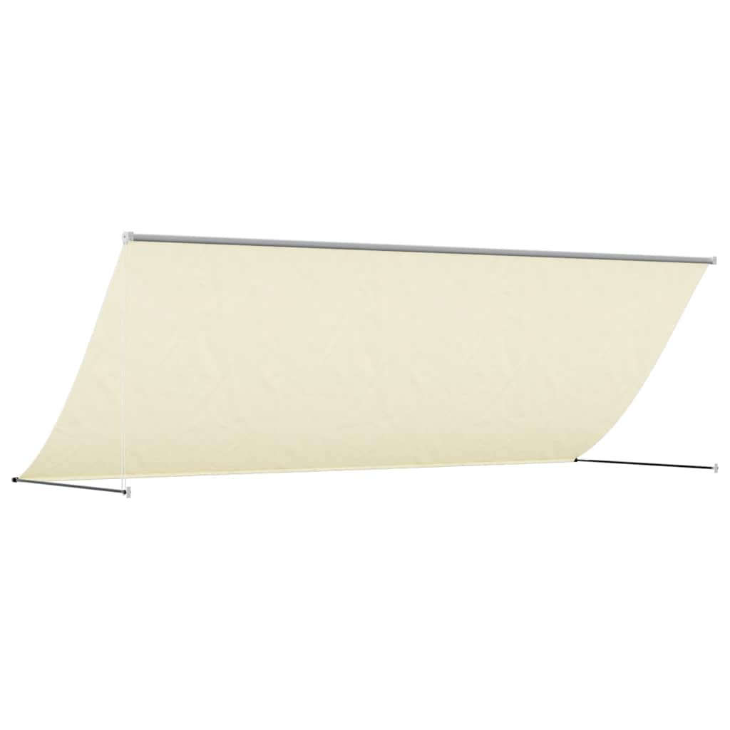 Toldo Retráctil De Tela Y Acero Crema 350x150 Cm_4