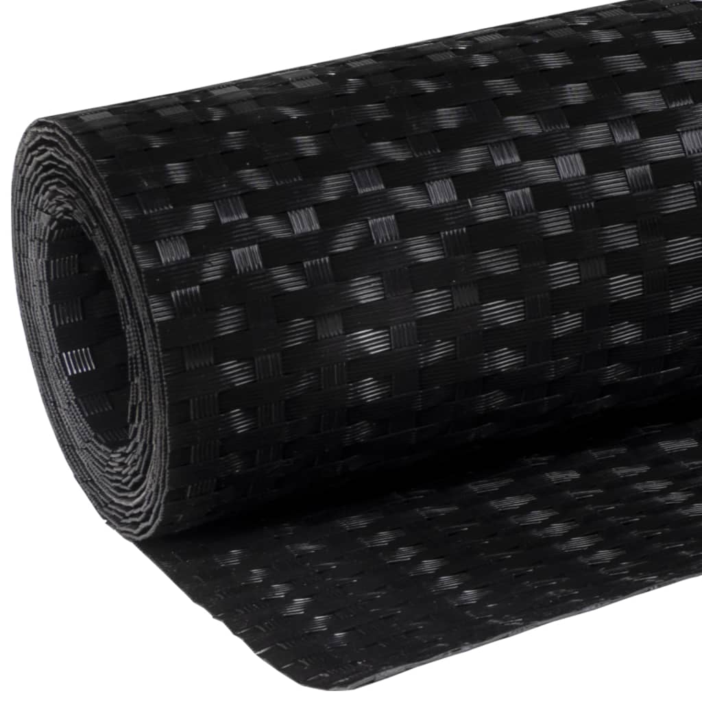 Toldo Para Balcón Ratán Sintético Negro 600x90 Cm / Vetonek_2