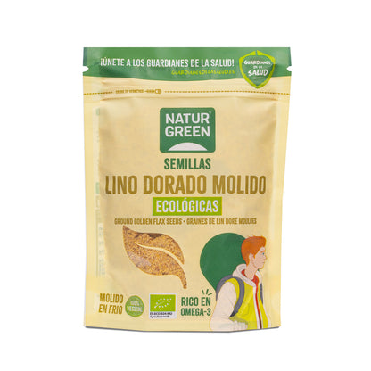 Semillas de lino dorado molido Bio NaturGreen 150 g