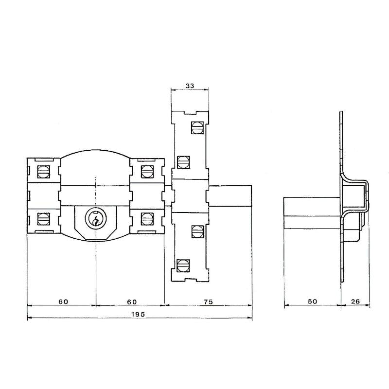 Cerrojo Fac 301-l/120-p_1