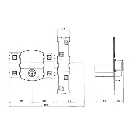 Cerrojo Fac 301-l/120-p_1