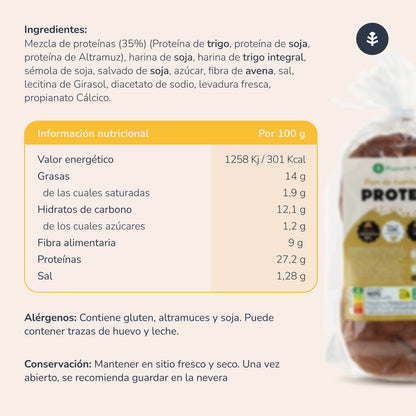 Pan de hamburguesa proteico Planeta Huerto, 2 x 80 gr