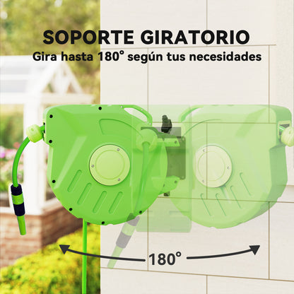 Outsunny Carrete Para Manguera 15m+1_3