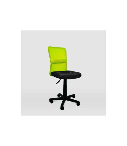 Silla De Oficina Alba Acabado Negro/verde. Alto: 83.5-95.5cm Ancho: 55cm Fondo: 55cm._0