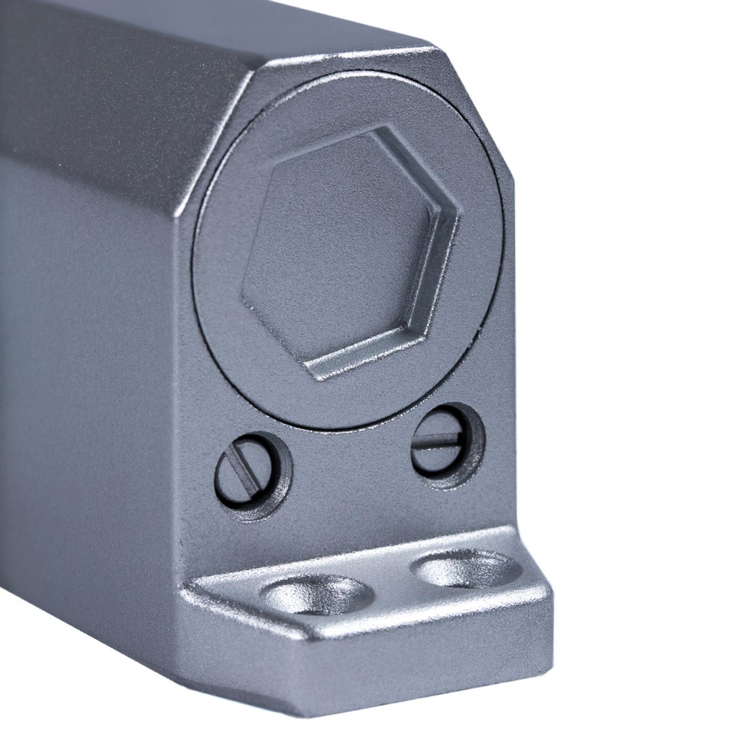 Cierra Puertas Sin Retenedor Fuerza 3. Color Plata (puertas 80/100 Cm.)