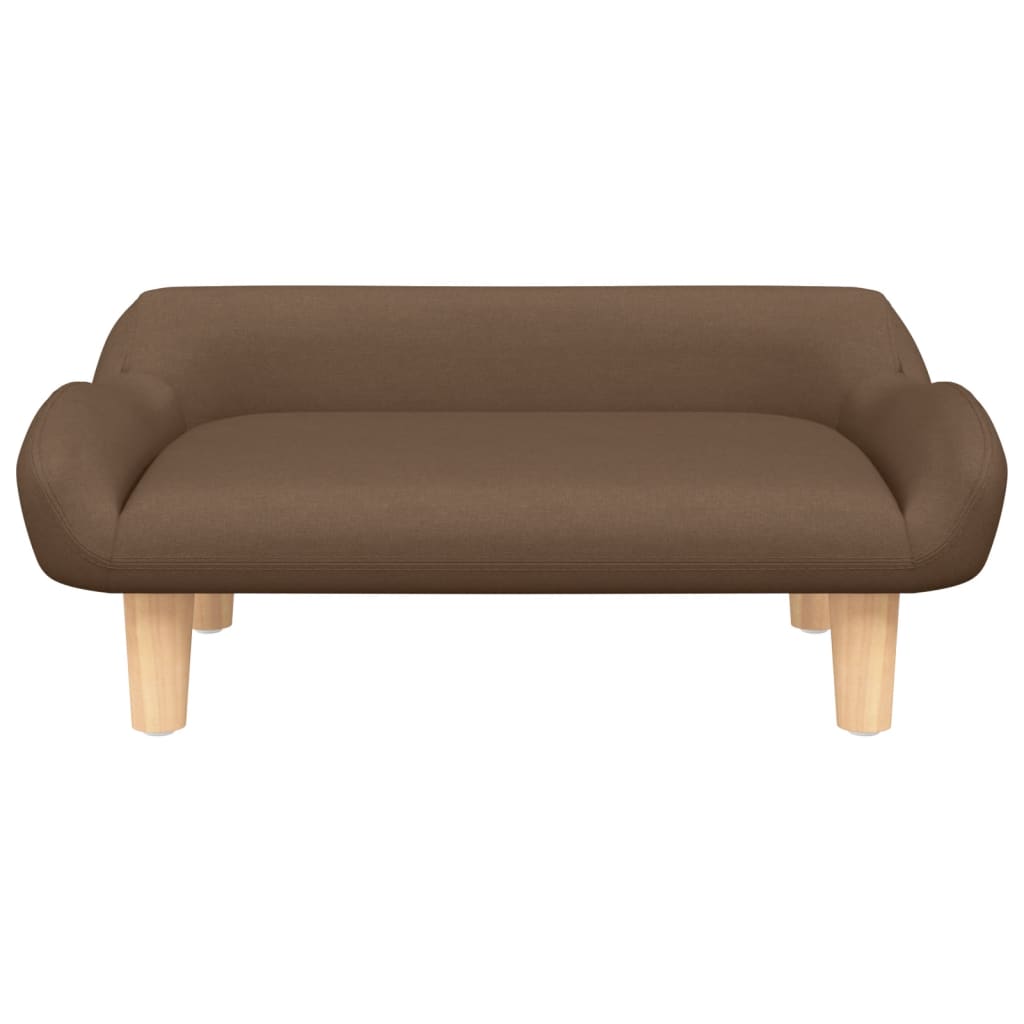 Cama Para Perros De Tela Marrón 70x40x24 Cm / Vetonek_0
