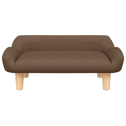 Cama Para Perros De Tela Marrón 70x40x24 Cm / Vetonek_0