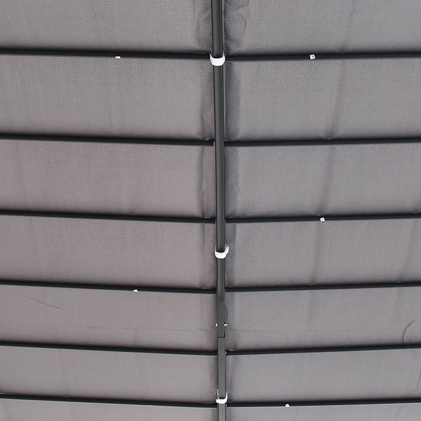 Outsunny Pérgola De Jardín 3x3m Cenador Con 16 Orificios De Drenaje Para Patio_4