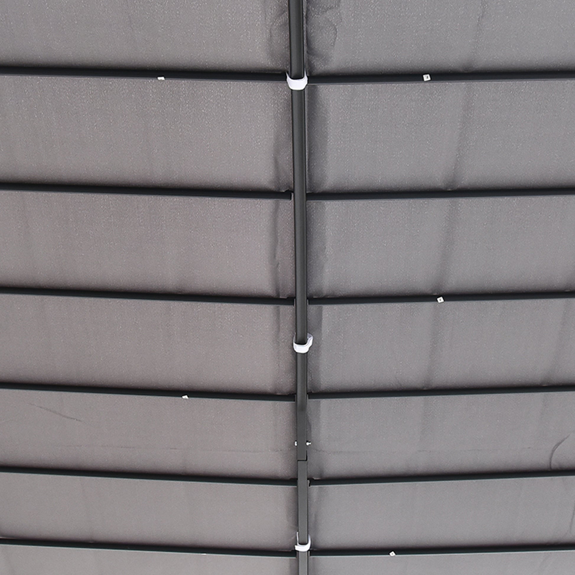 Outsunny Pérgola De Jardín 3x3m Cenador Con 16 Orificios De Drenaje Para Patio_4