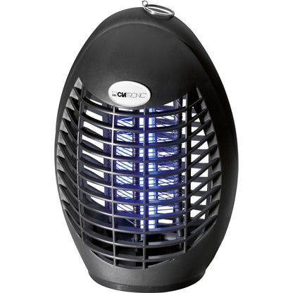 Lámpara Antimosquitos, Ecológico, Sin Productos Químicos, Malla Eléctrica 1500-2000 V, 20 M² Clatronic Cla-iv3340, Negro