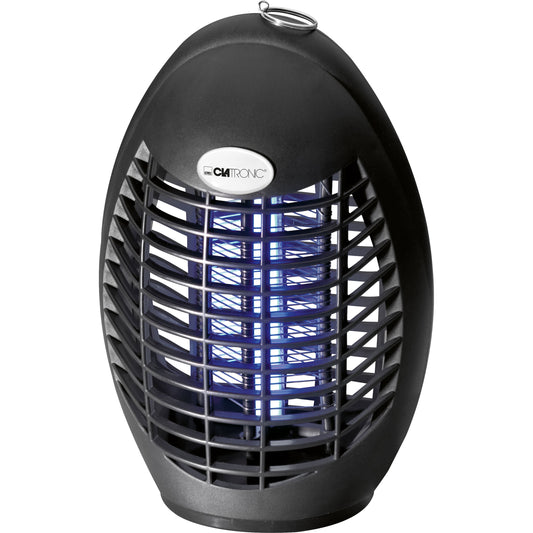 Lámpara Antimosquitos, Ecológico, Sin Productos Químicos, Malla Eléctrica 1500-2000 V, 20 M² Clatronic Cla-iv3340, Negro
