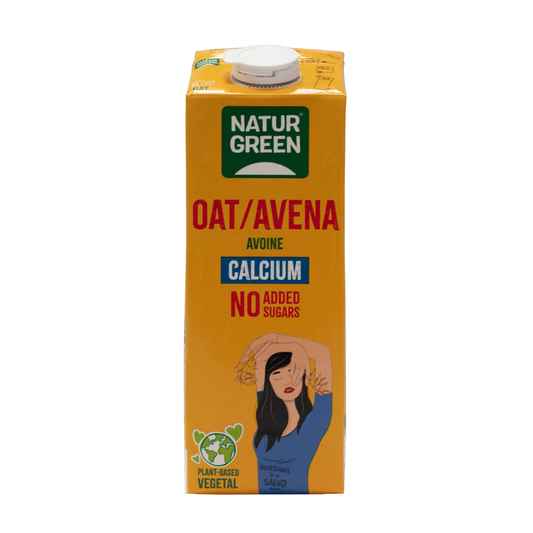 Bebida vegetal Oat/Avena sin azúcares añadidos calcio Naturgreen 1 litro