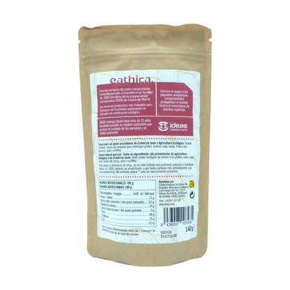 Cacao puro sin azúcar Eathica BIO 140g
