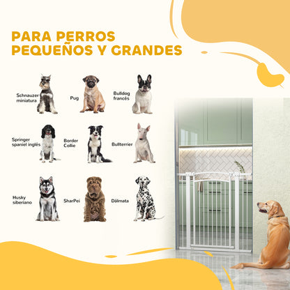 Pawhut Barrera Para Perros Con Cierre Automático_3