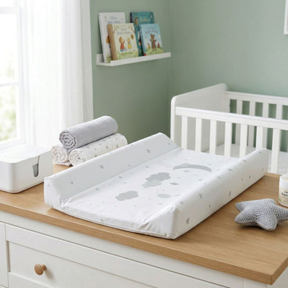 Bathby | Cambiador Fijo Para Bebé, Modelo Estrellas Y Luna_3