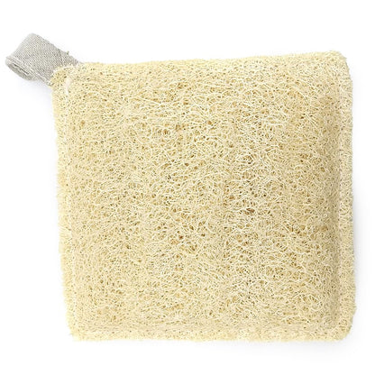 Esponja Natural Vegetal De Luffa Cuadrada. Limpieza Y Exfoliación. Activa La Circulación. Cultivada Y Hecha En Galicia_0