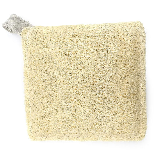 Esponja Natural Vegetal De Luffa Cuadrada. Limpieza Y Exfoliación. Activa La Circulación. Cultivada Y Hecha En Galicia_0