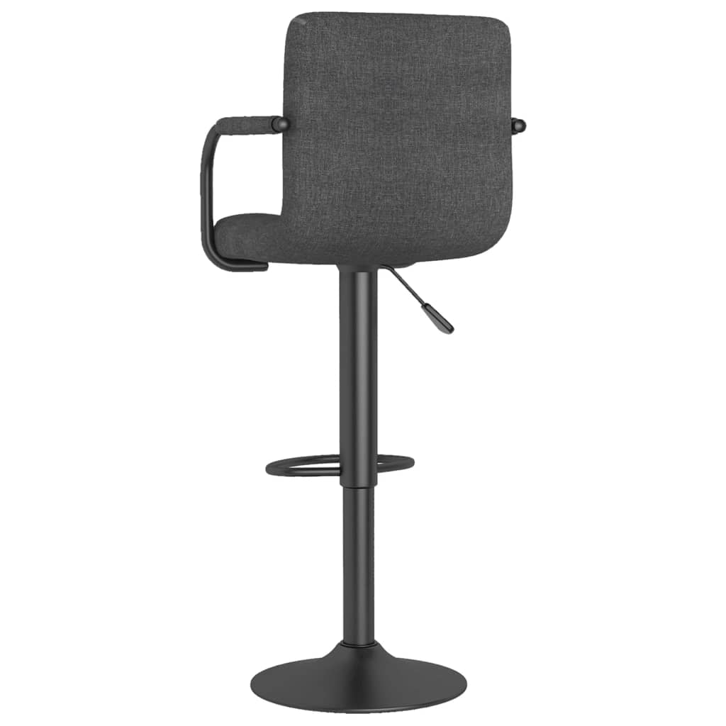 Taburete De Cocina Tela Gris Oscuro_3