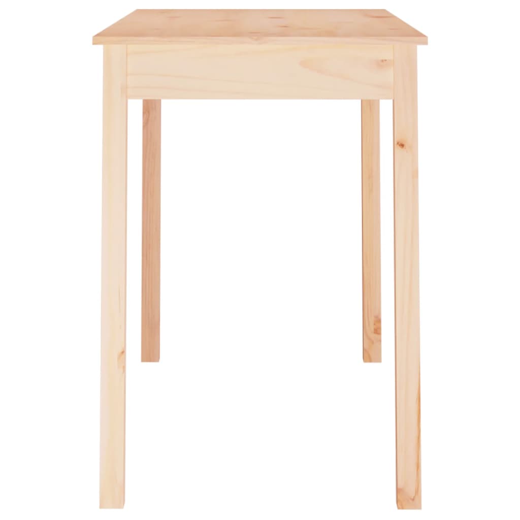 Mesa De Comedor Madera Maciza De Pino 110x55x75 Cm_2