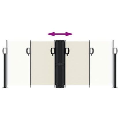 Vidaxl Toldo Lateral Retráctil Crema 100x600 Cm_4