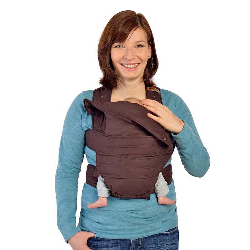 Mochila Portabebé, Marsupi Chocolate. Talla S/m