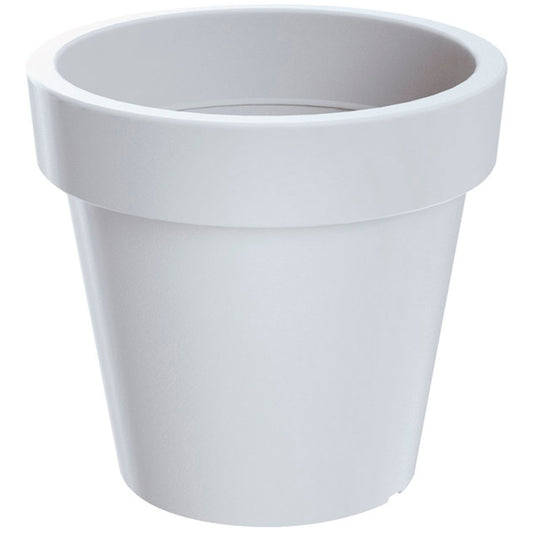 Maceta De Plastico Lofly En Color Blanco 15,8 (largo) X 15,8 (ancho) X 14,4 (alto) Cm_0