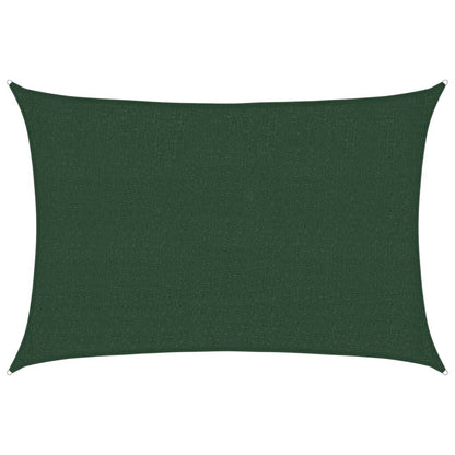 Vidaxl Toldo De Vela Verde Oscuro Hdpe 160 G/m² 2,5x4 M_0