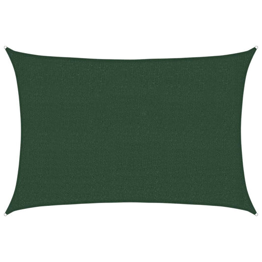 Vidaxl Toldo De Vela Verde Oscuro Hdpe 160 G/m² 2,5x4 M_0