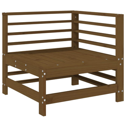 Vidaxl Juego De Muebles Jardín 4 Pzas Madera Maciza Pino Marrón Miel_4