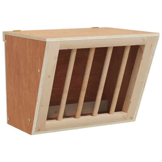 Vidaxl Comedero Heno Para Conejos Madera Maciza Abeto 25x18,5x20,5 Cm_0