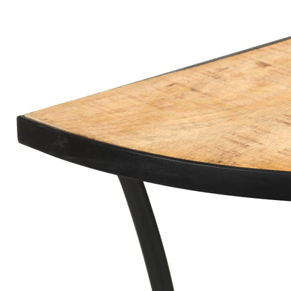 Mesa Auxiliar De Madera Maciza De Mango 110x40x77 Cm_4