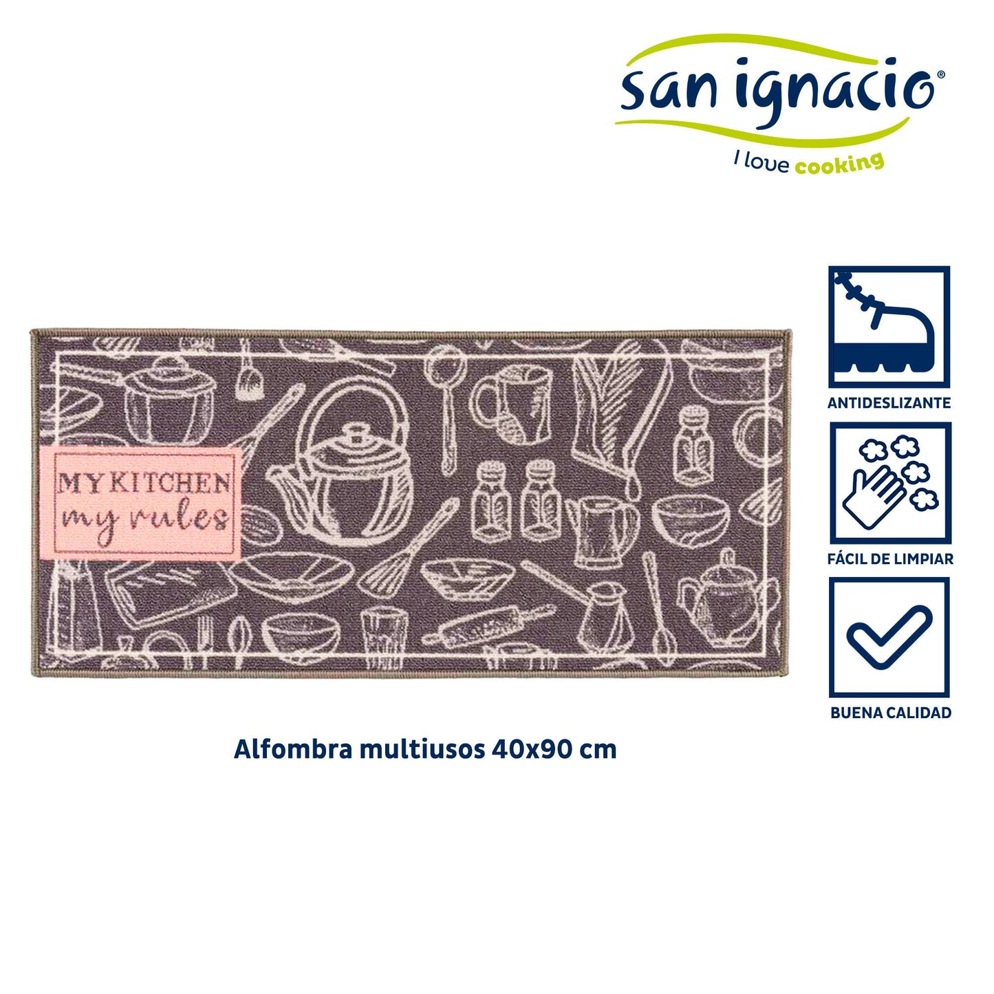 Alfombra My Kitchen Kinvara 40x90cm – Diseño Ideal Para Tu Cocina