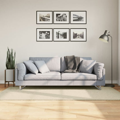 Alfombra De Pelo Corto Suave Lavable Huarte Crema 100x200 Cm / Vetonek_0