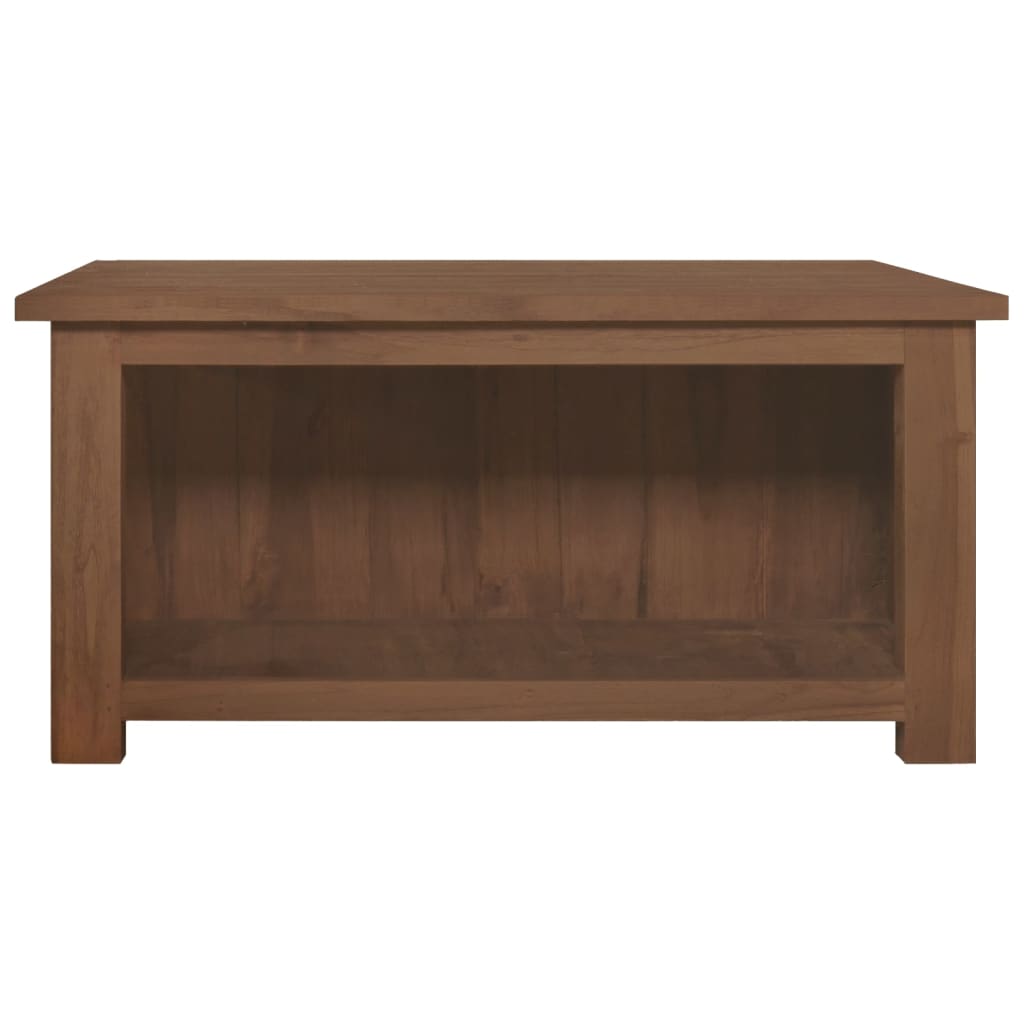 Mesa De Centro De Madera Maciza De Teca 68x68x33 Cm_2