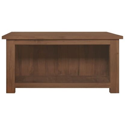 Mesa De Centro De Madera Maciza De Teca 68x68x33 Cm_2